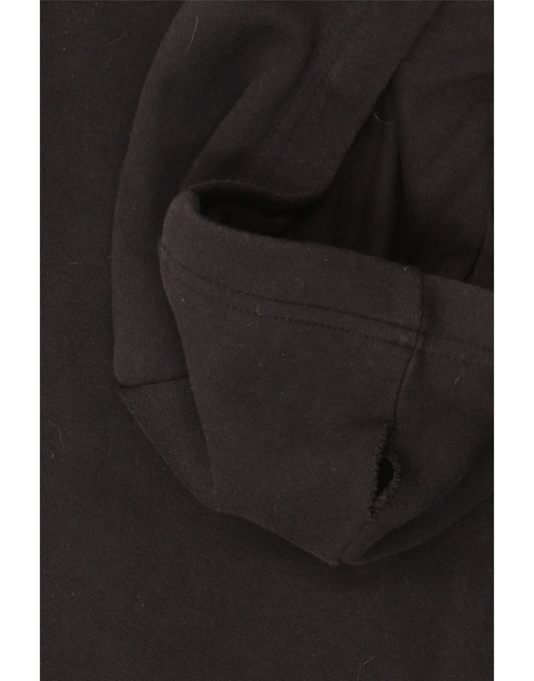 ADIDAS Boys Loose Fit Zip Hoodie πουλόβερ 14-15 ετών Μαύρο βαμβακερό