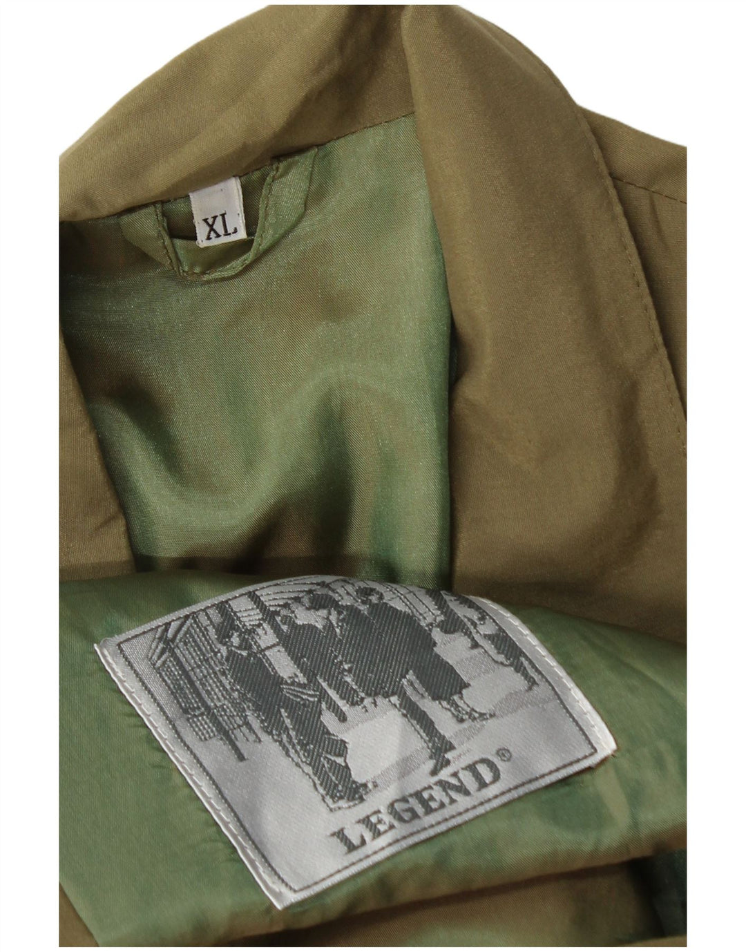 LEGEND Ανδρικό σακάκι σακάκι με 1 κουμπί UK 42 XL Χακί