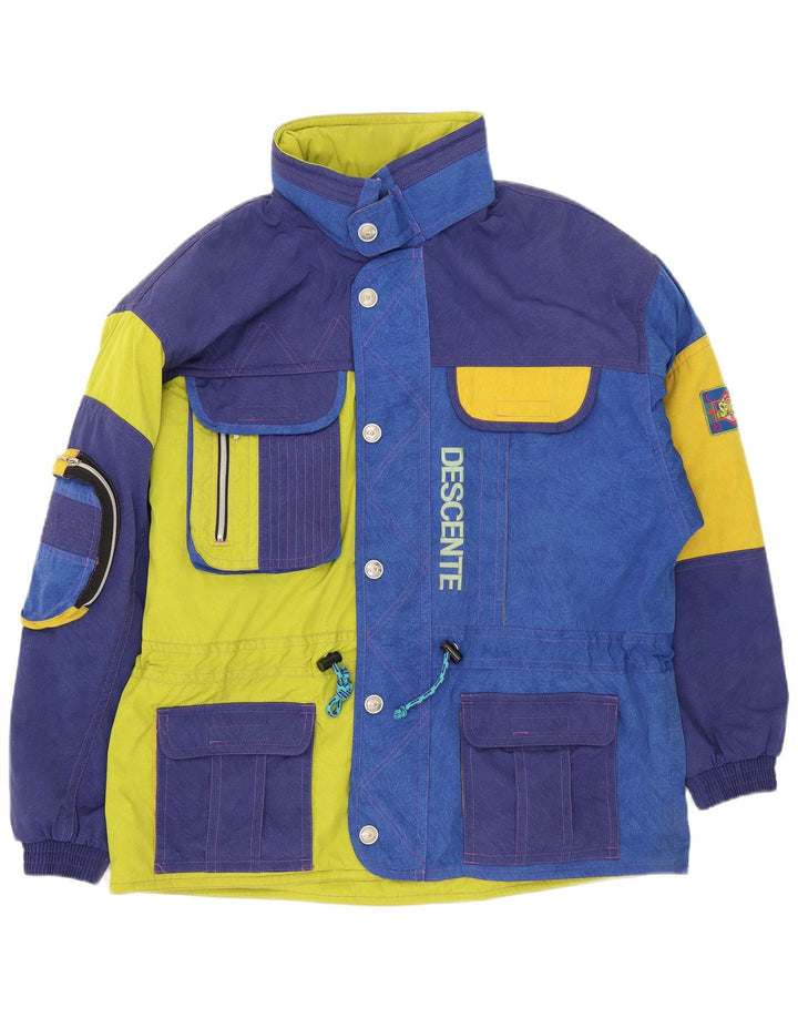 Descente Ανδρικό τζάκετ σκι με κουκούλα IT 56 2XL μπλε χρώματος