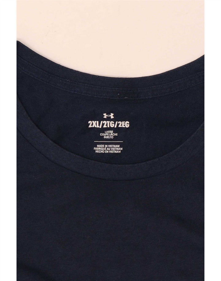 Under Armour Ανδρικό T-Shirt Top 2XL Navy Blue