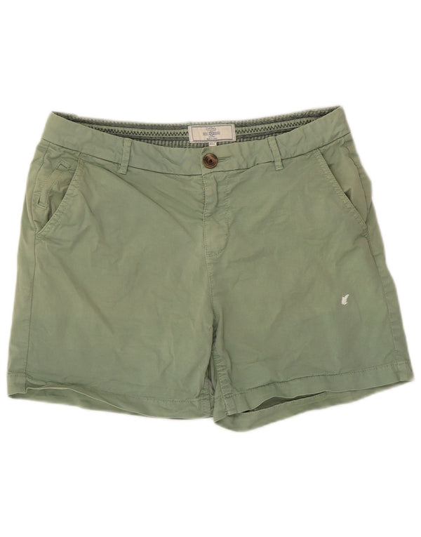 Γυναικείο σορτς Chino με χοντρό πρόσωπο US 6 Medium W30 πράσινο βαμβακερό