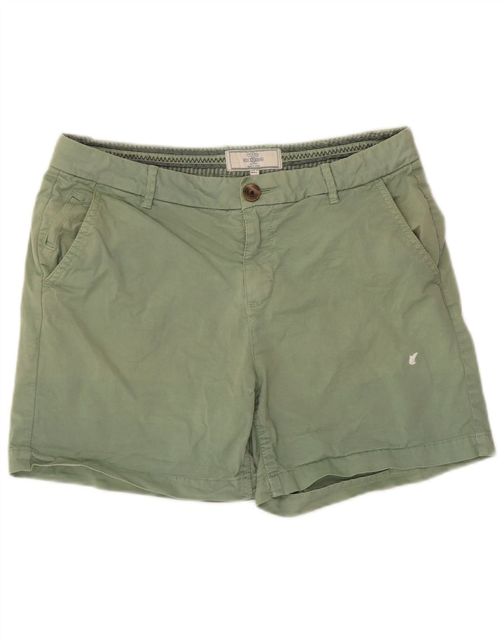 Γυναικείο σορτς Chino με χοντρό πρόσωπο US 6 Medium W30 πράσινο βαμβακερό