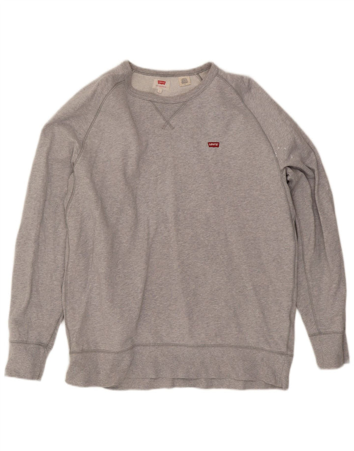 Ανδρικό φούτερ Levi's Jumper με μεγάλο γκρι βαμβάκι