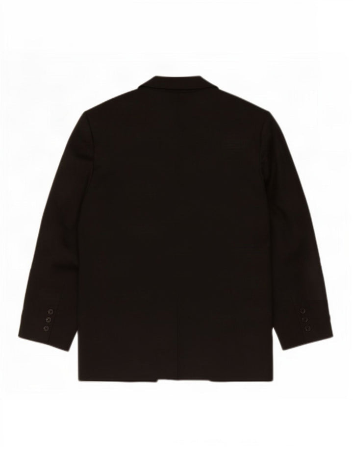 Topshop Γυναικείο Μπουφάν blazer με 3 κουμπιά μεγάλου μεγέθους UK 10 μικρού μαύρο πολυεστέρα