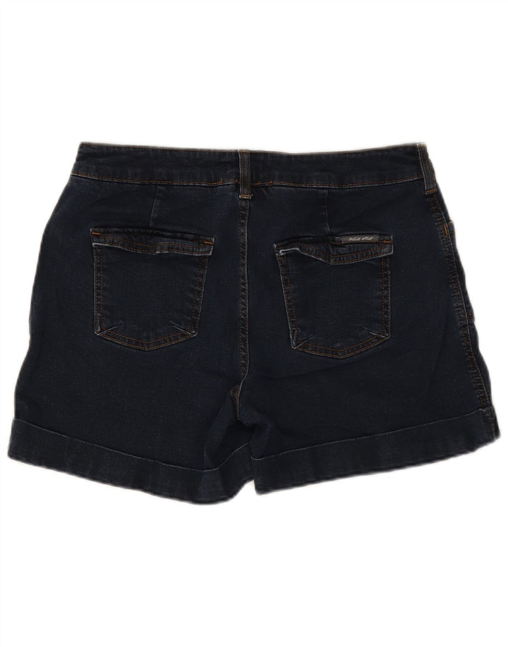 Γυναικείο τζιν σορτς White Stuff UK 12 Medium W30 Navy Blue βαμβακερό