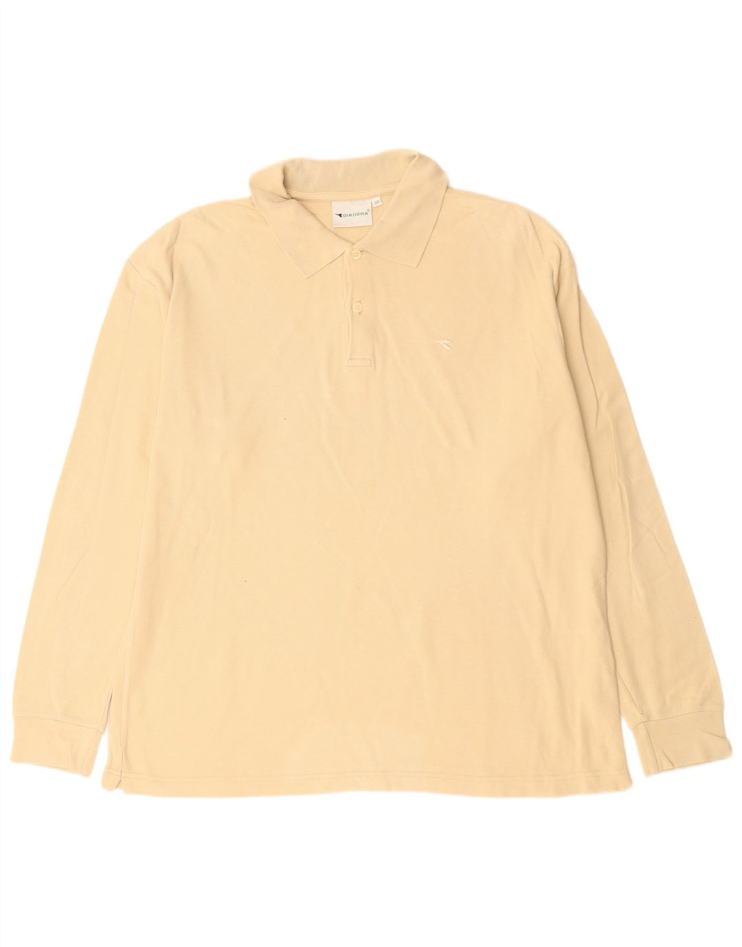 DIADORA Ανδρικό μακρυμάνικο μπλουζάκι πόλο IT 50 μεσαίο βαμβακερό μπεζ