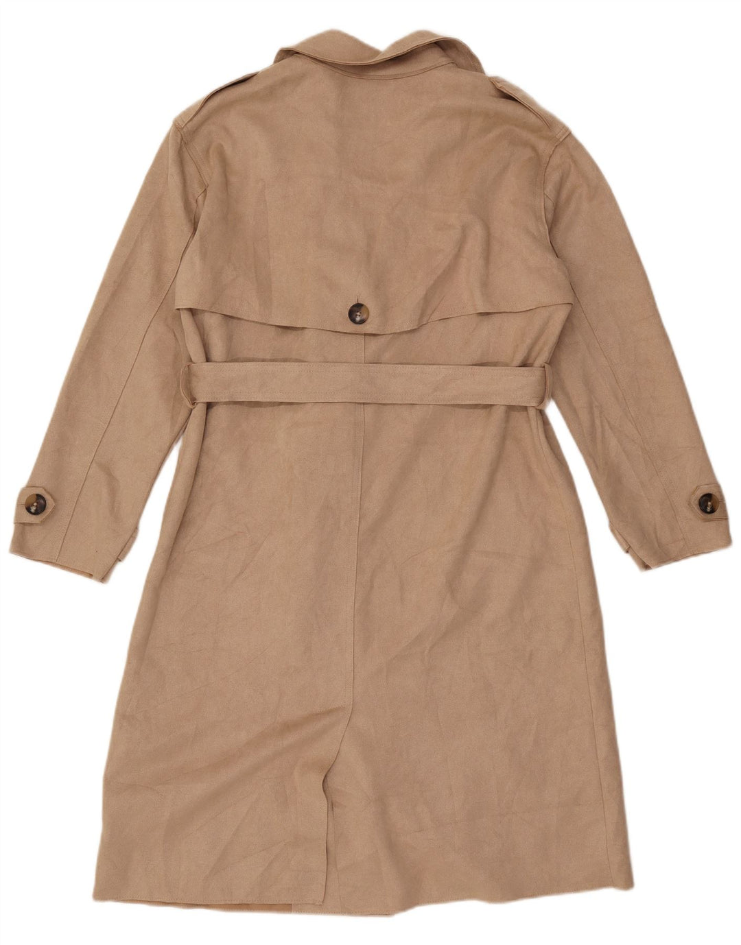 Zara Γυναικεία καμπαρντίνα UK 14 Medium Beige Polyester