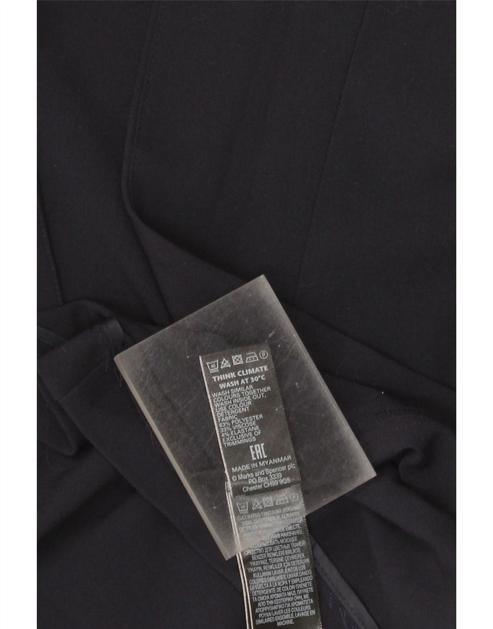 Marks & Spencer Γυναικείο μπουφάν 3/4 μανίκι ανοιχτό μπλέιζερ UK 22 3XL Navy Blue