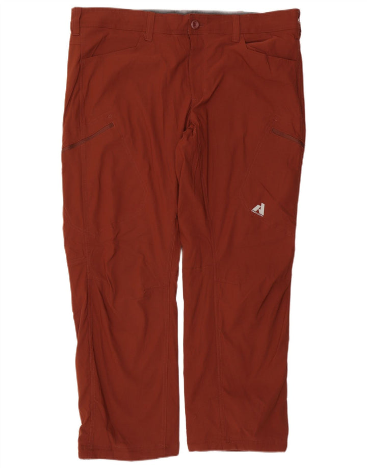 Eddie Bauer Ανδρικό ίσιο παντελόνι Cargo W40 L30 Maroon Nylon