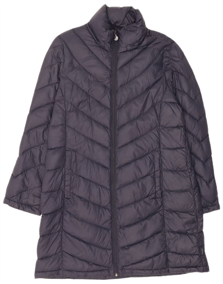 Calvin Klein Γυναικείο παλτό UK 16 Large Navy Blue Nylon