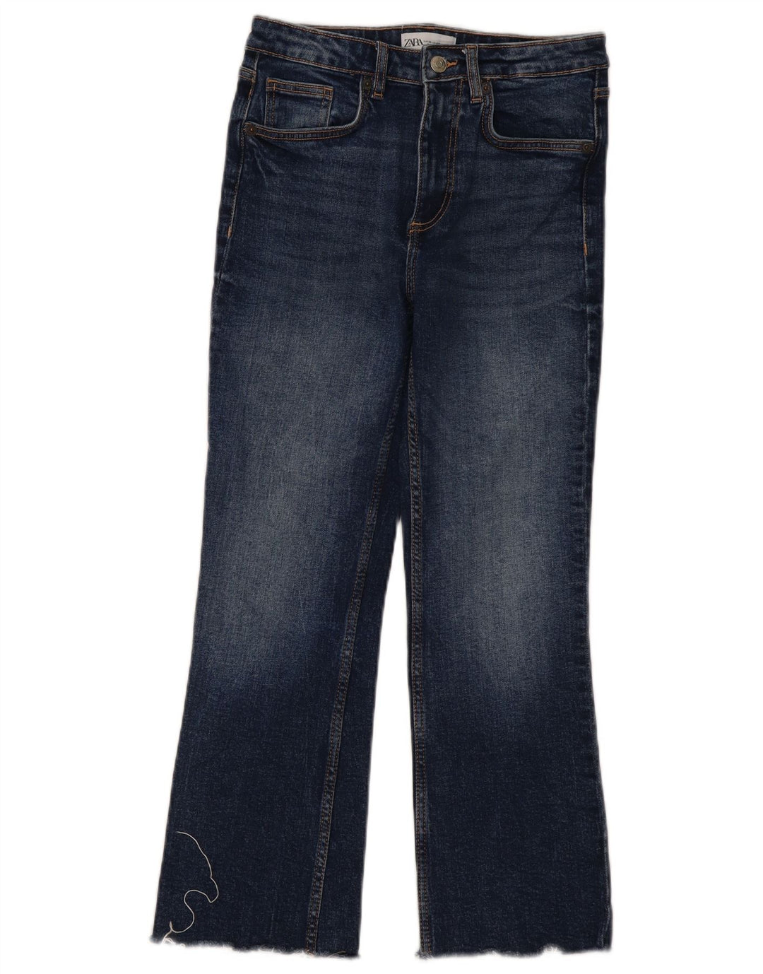 Zara Γυναικείο Τζιν μποτάκι EU 36 XS W26 L25 Navy Blue