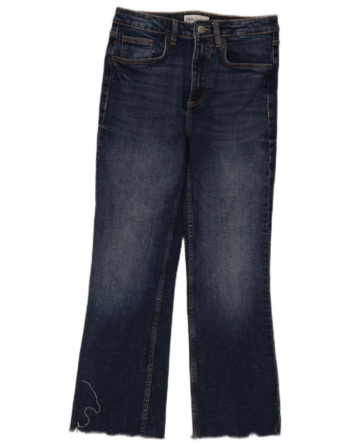 Zara Γυναικείο Τζιν μποτάκι EU 36 XS W26 L25 Navy Blue