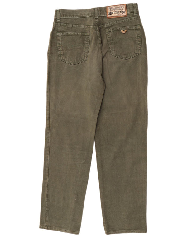 Wampum Ανδρικό Tapered Jeans IT 48 Medium W30 L32 Πράσινο βαμβακερό
