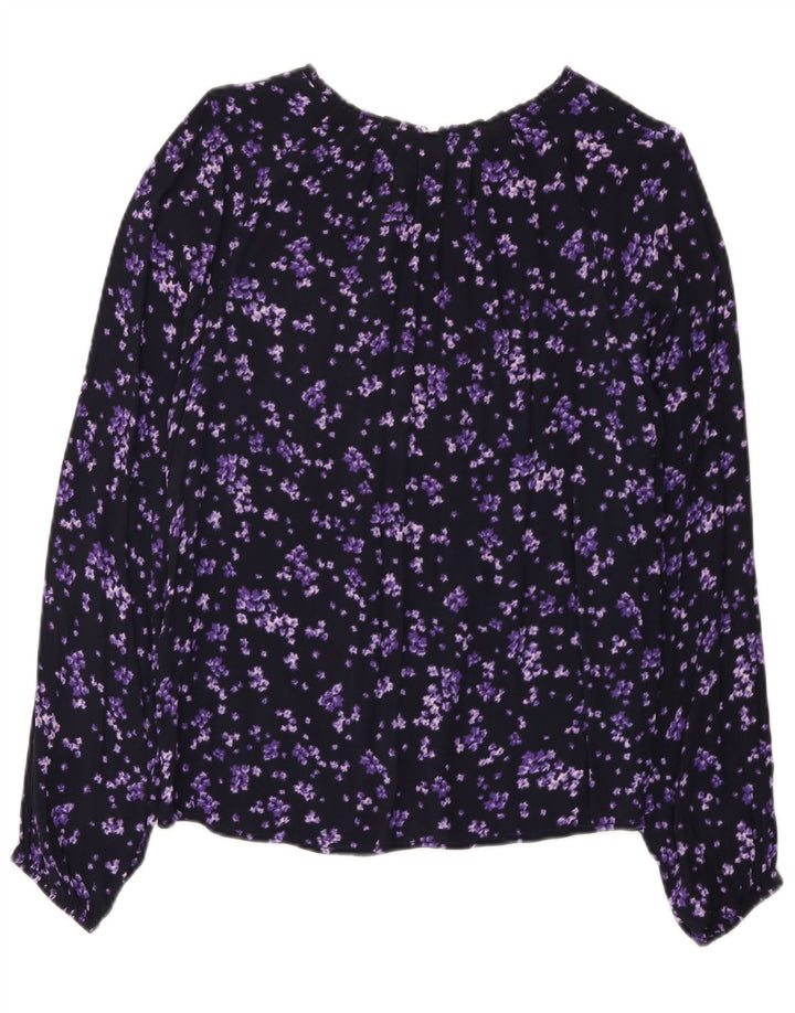 Γυναικεία μπλούζα C&A Top EU 38 Medium Purple Floral Viscose