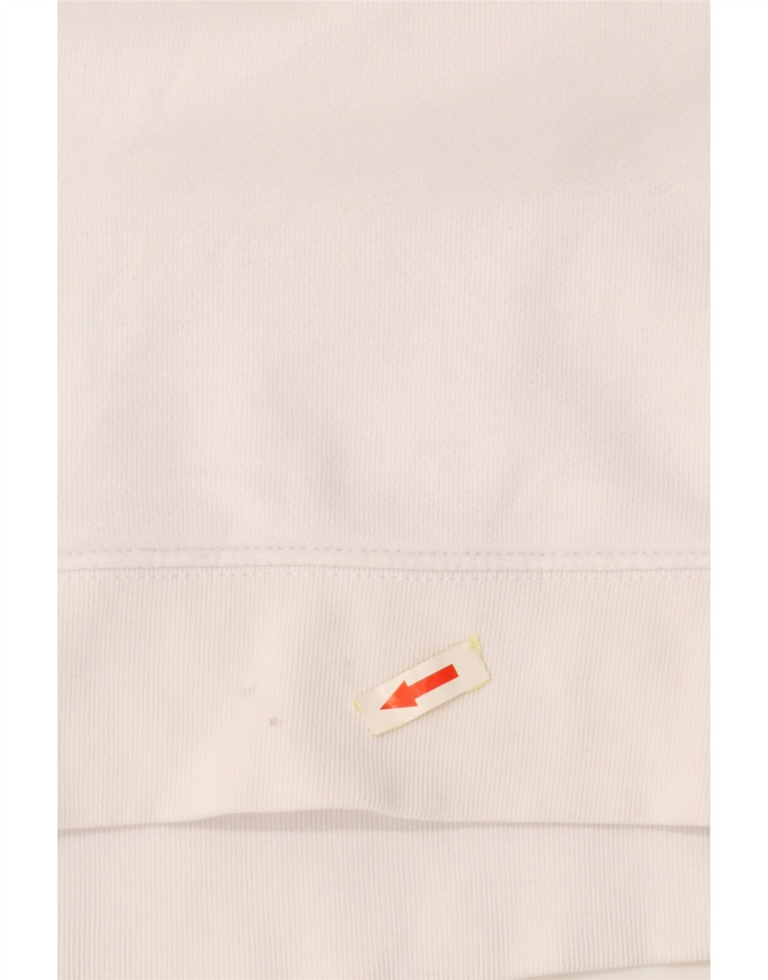 Γυναικείο γραφικό φούτερ ADIDAS Jumper UK 14 μεγάλο λευκό βαμβακερό