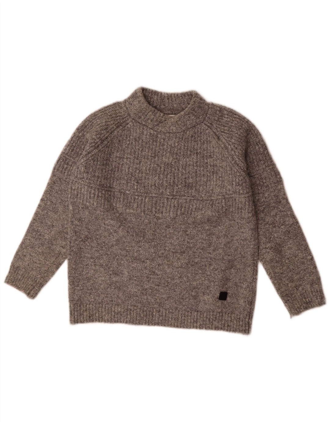 Πουλόβερ Zara Girls Turtle Neck Jumper 9-10 Years Grey Polyester