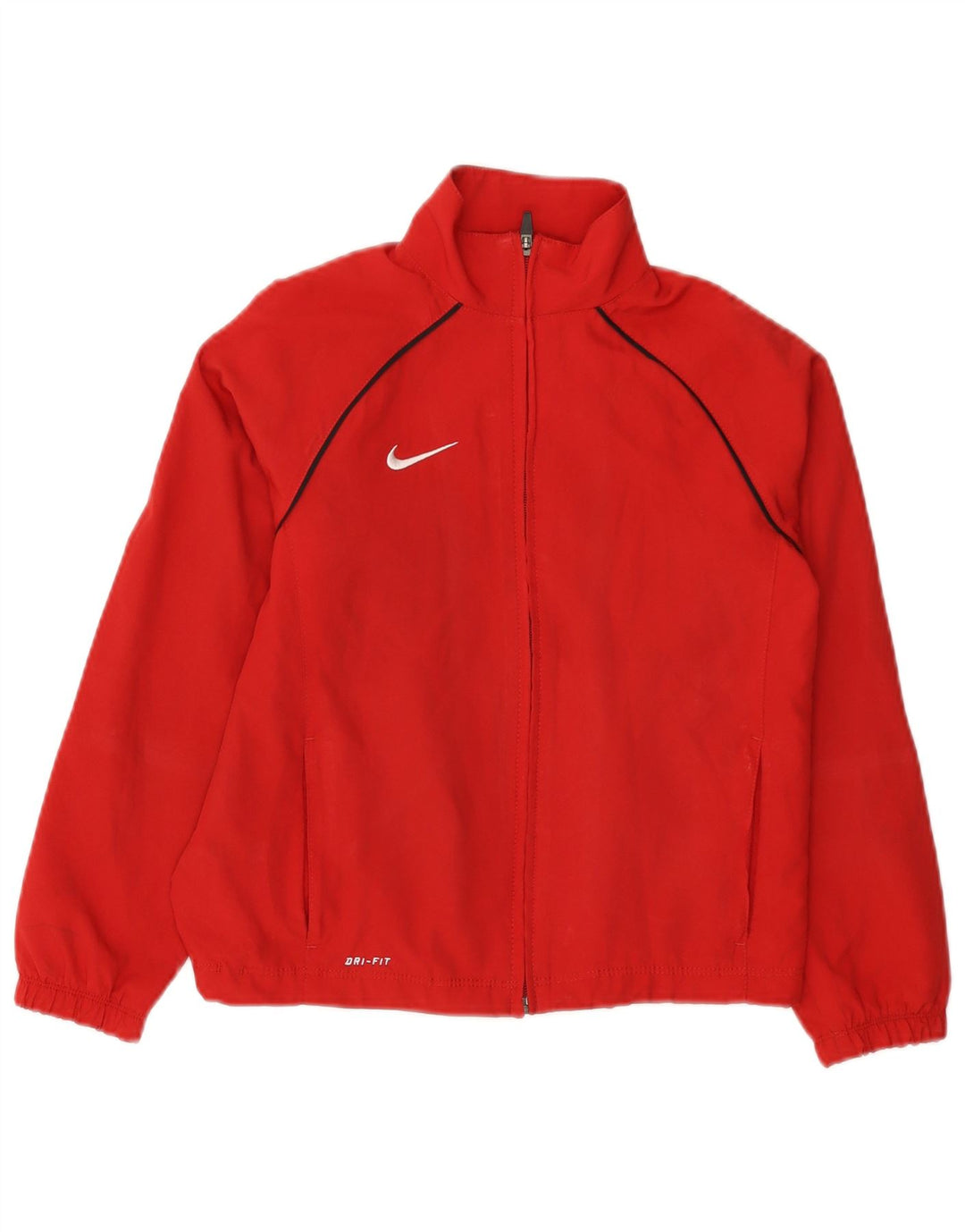 Μπουφάν NIKE Boys Dri Fit αθλητική φόρμα 8-9 ετών Μικρό κόκκινο πολυεστέρα