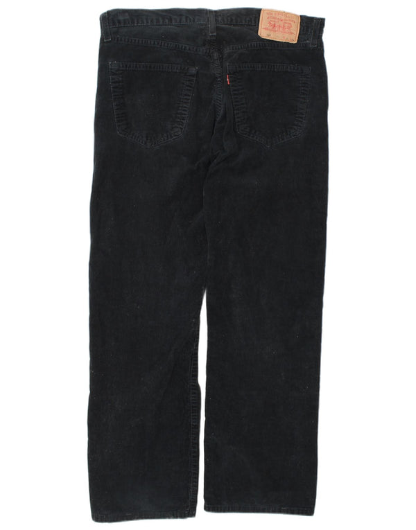 Levi's Mens 511 Straight Corduroy Παντελόνι W36 L30 Navy Blue Cotton