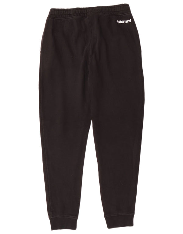 Ανδρική φόρμα Admiral Παντελόνι Joggers Μεσαίο μαύρο βαμβακερό