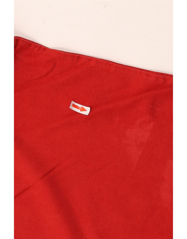 Ανδρικό T-Shirt Adidas Top μεγάλο κόκκινο βαμβακερό