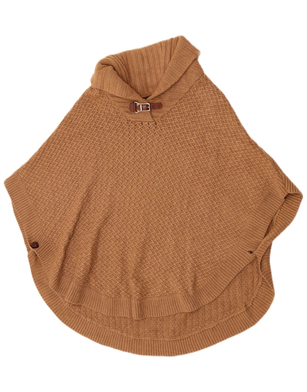 Massimo Dutti Γυναικείο Poncho Jumper US 8 Μεσαίο καφέ μαλλί