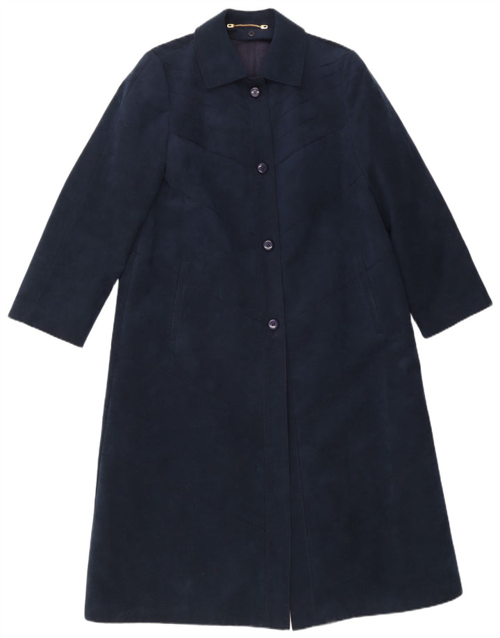 Γυναικείο παλτό Ralph UK 14 Medium Navy Blue Viscose