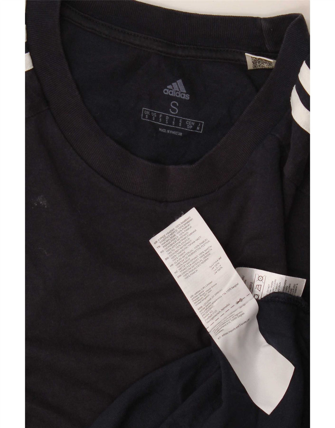 Ανδρικό T-Shirt Adidas Top Small Navy Blue από βαμβάκι