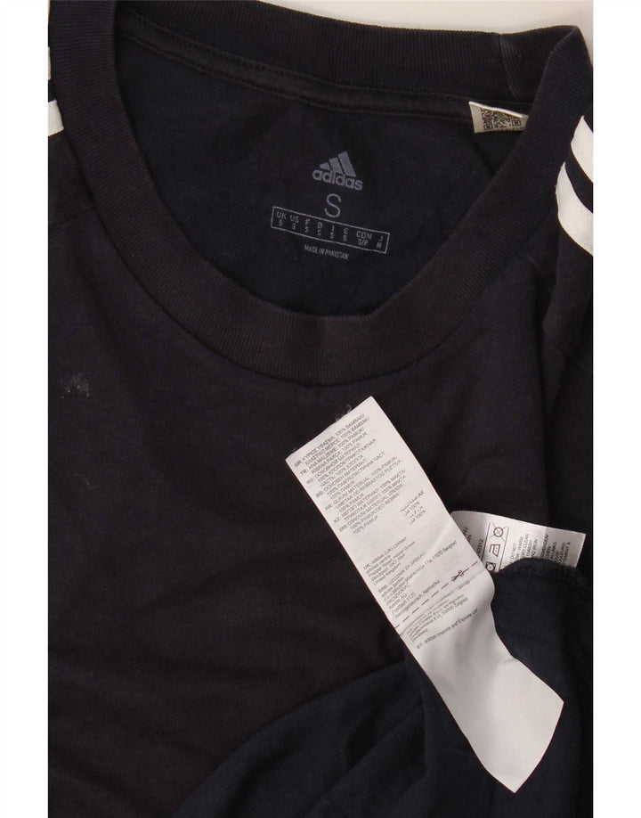 Ανδρικό T-Shirt Adidas Top Small Navy Blue από βαμβάκι