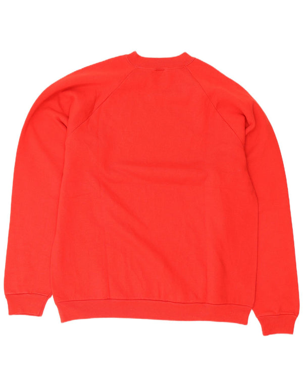 Ανδρικό γραφικό φούτερ Fruit Of The Loom Jumper XL Red Cotton