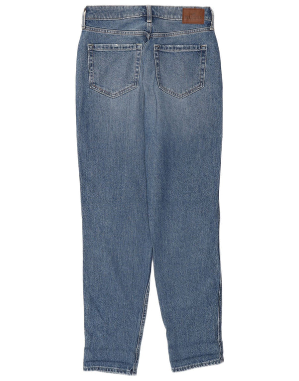 Hollister Womens Mom Jean High Rise Tapered Jeans W25 L28 Blue Cotton