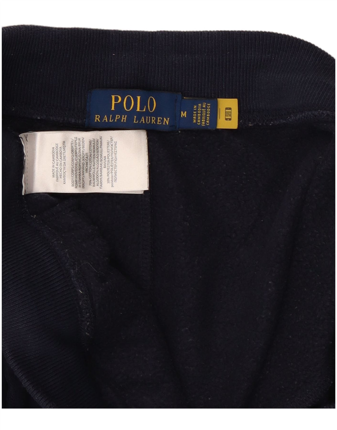 Ανδρική αθλητική φόρμα POLO RALPH LAUREN γραφικό παντελόνι μεσαίο μπλε βαμβακερό