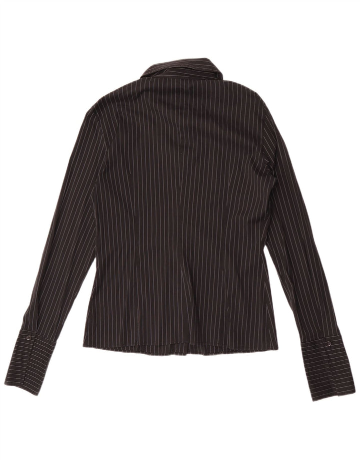 Max & Co. Γυναικείο πουκάμισο UK 14 Medium Black Pinstripe