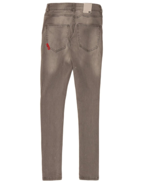 Γυναικείο Skinny Jeans Eleven Degrees W28 L30 Γκρι βαμβακερό