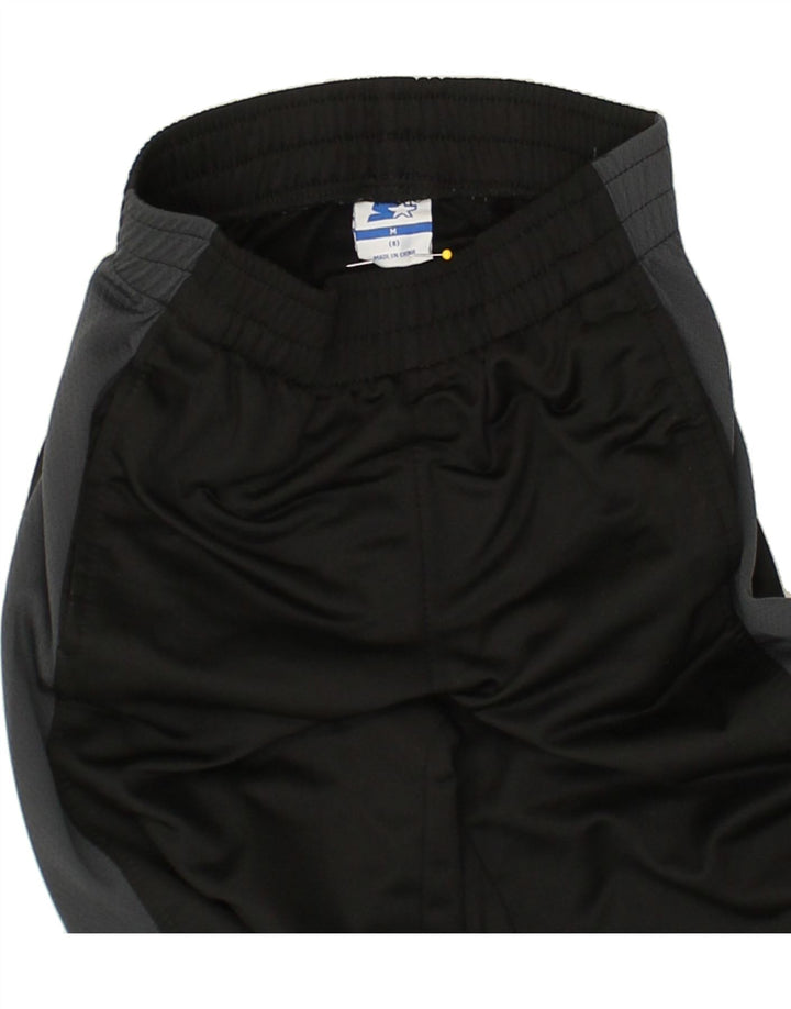 STARTER Boys Tracksuit Trousers 7-8 Years Medium Black Colourblock | Vintage Starter | Thrift | Second-Hand Starter | Used Clothing | Messina Hembry 