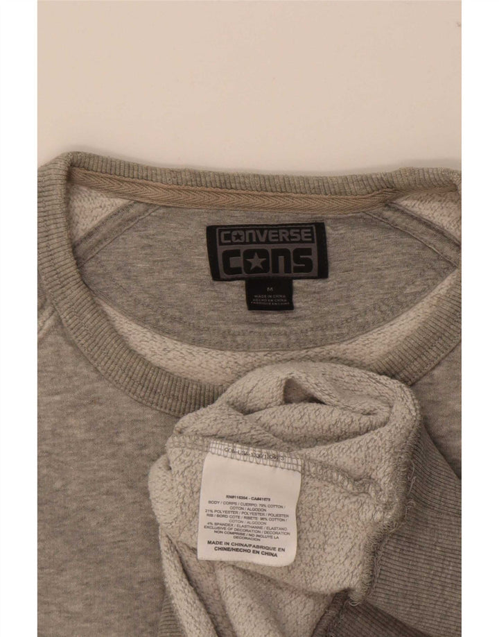 Γυναικείο Φούτερ Converse Graphic Jumper UK 14 Medium Grey Cotton