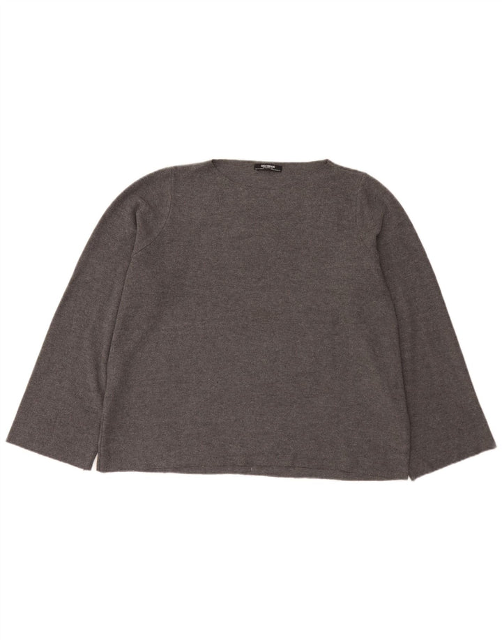 Zara Γυναικείο τοπ μακρυμάνικο UK 14 Medium Grey