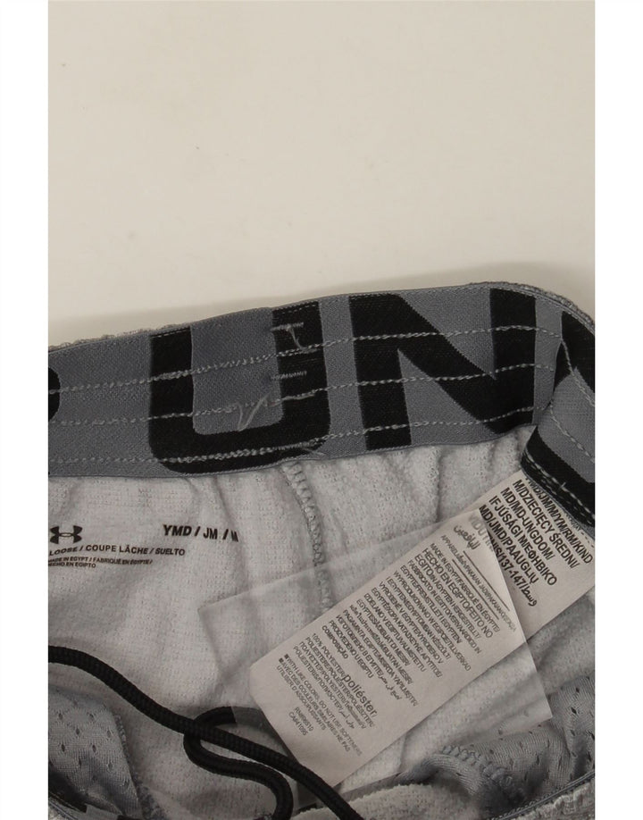 Under Armour Boys γραφικά αθλητικά σορτς 9-10 ετών με μεσαίο γκρι φλεκ