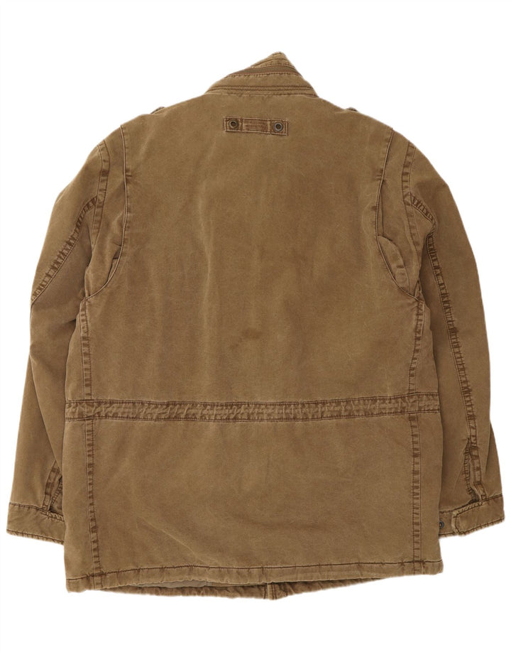 Camel Active Ανδρικό Military Jacket IT 56 3XL Καφέ Βαμβακερό