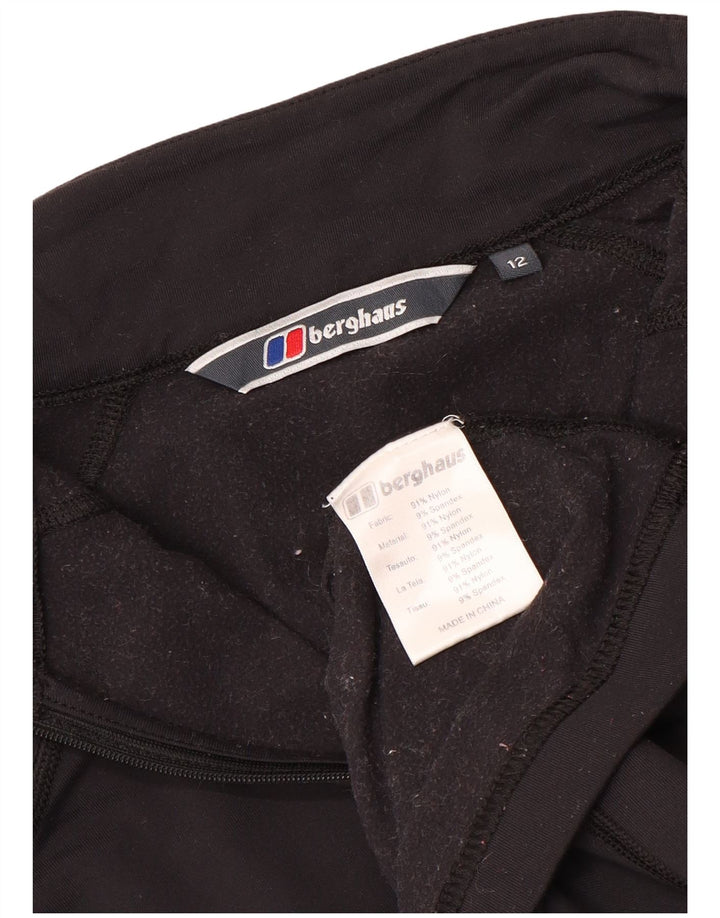 Γυναικεία πουλόβερ με φερμουάρ Berghaus Top 12 μεσαίο μαύρο νάιλον