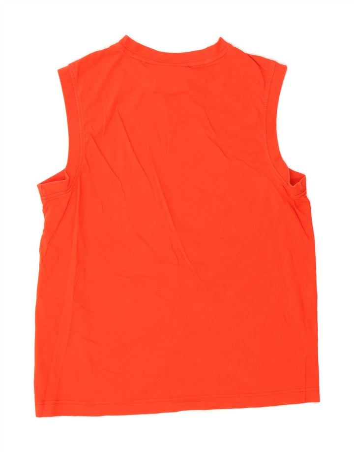 PUMA Womens Graphic Vest Top UK 14 Large Red Vintage Puma and Second-Hand Puma from Messina Hembry 