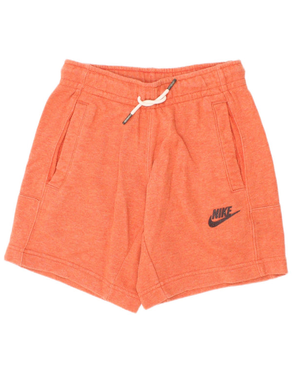 Αθλητικό σορτς Nike Boys Standard Fit 8-9 ετών, μικρό πορτοκαλί βαμβακερό