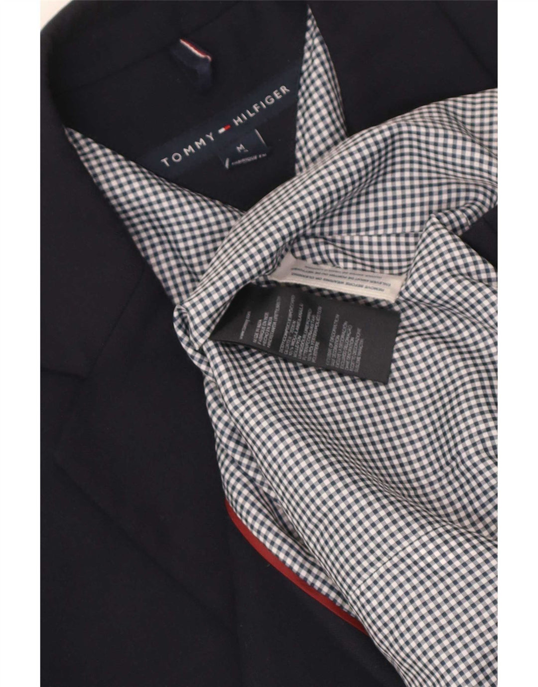 Tommy Hilfiger Ανδρικό μπλέιζερ με 2 κουμπιά μπουφάν UK 38 Medium Navy Blue Wool