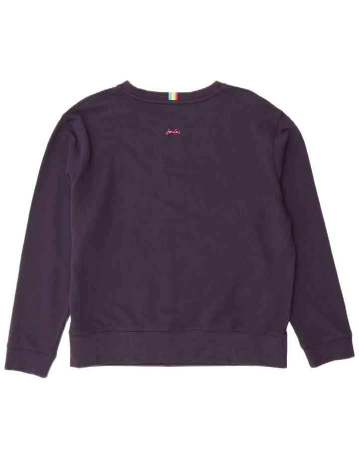 JOULES Γυναικείο φούτερ υπερμεγέθη Jumper UK 12 Μεσαίο Navy Blue βαμβακερό
