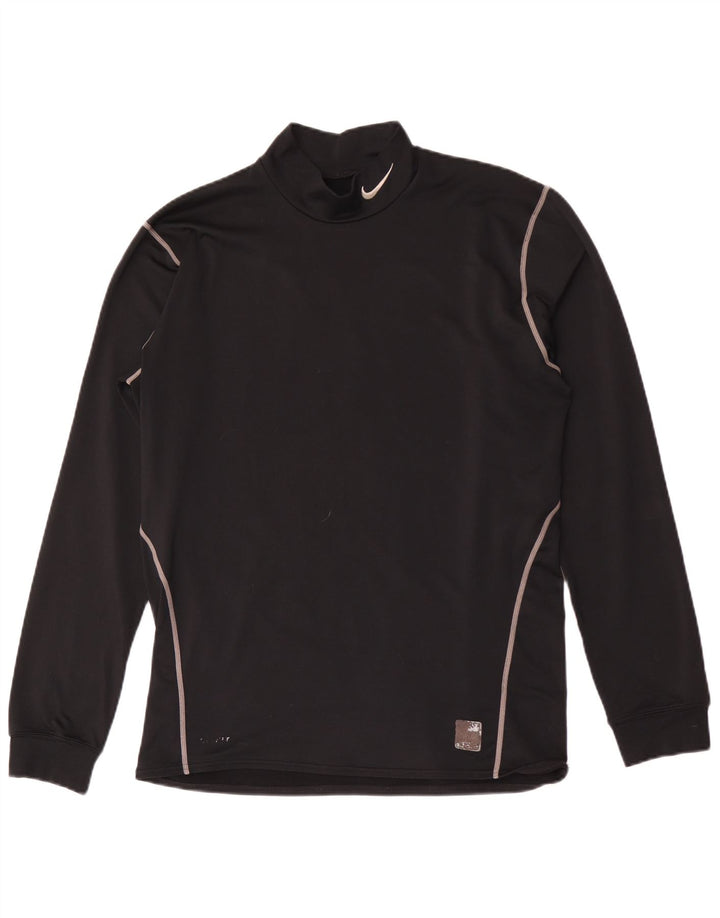 Ανδρικό τοπ Nike Dri Fit Μακρυμάνικο μεγάλο μαύρο