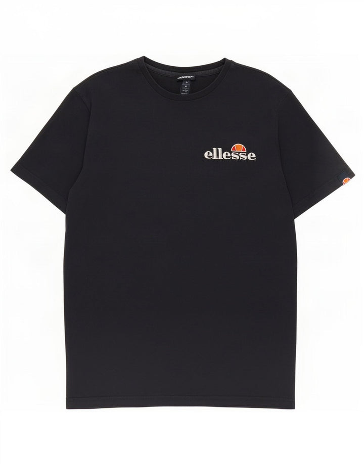 Ανδρικό γραφικό T-Shirt Ellesse Top Medium Navy Blue από βαμβάκι