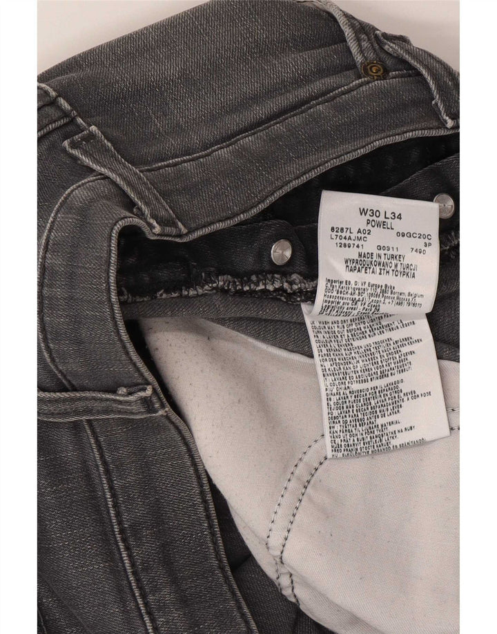 Lee Mens Powell Slim Jeans W30 L29 Γκρι βαμβακερό