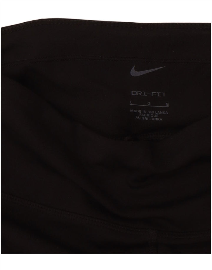 Γυναικεία κολάν NIKE Dri Fit Capri UK 14 Large Black Polyester