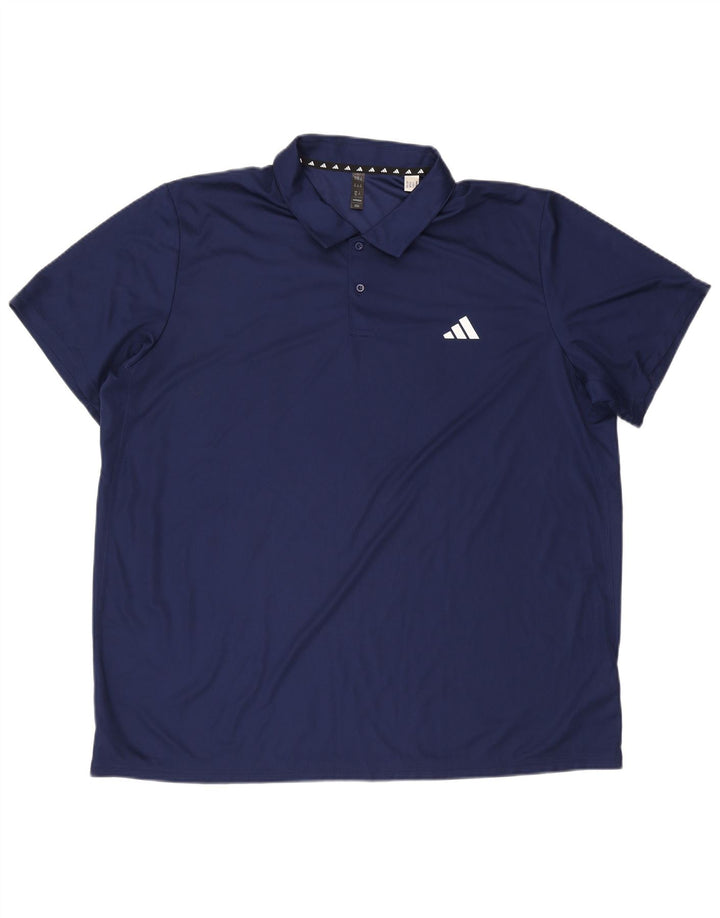 Adidas Ανδρικό πουκάμισο Aeroready Polo 2XL Navy Blue Polyester
