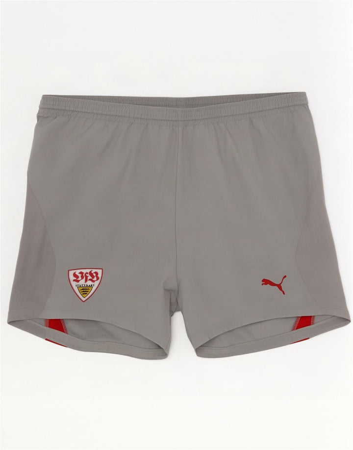 Ανδρικό σορτς Puma VfB Stuttgart με μεγάλο γκρι χρώμα