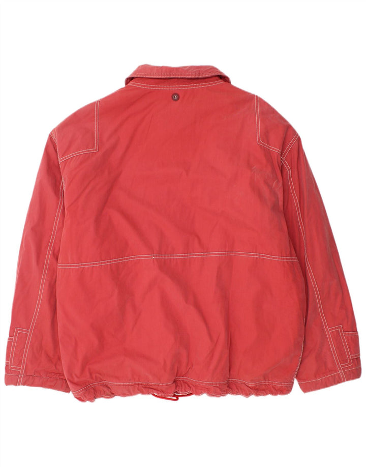 Vintage Ανδρικό Μπουφάν Windbreaker UK 42 XL Κόκκινο